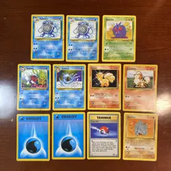 Vintage Pokemon Card Lot Of 11 Jungle Base Set Fossil MP/HP - Image 1