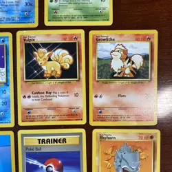 Vintage Pokemon Card Lot Of 11 Jungle Base Set Fossil MP/HP - Image 5