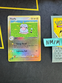 Pokemon Card Flaaffy EX Dragon Reverse Holo 27/97 001 💎NM💎 - Image 1