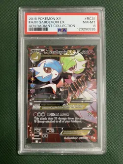 PSA 8 M Gardevoir EX Radiant Collection Card RC31/RC32 Pokemon TCG - Image 1