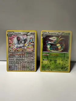 Pokemon TCG Cinccino RC19/RC25 Legendary Treasures Holo Card 2013 & Serperior LT - Image 1