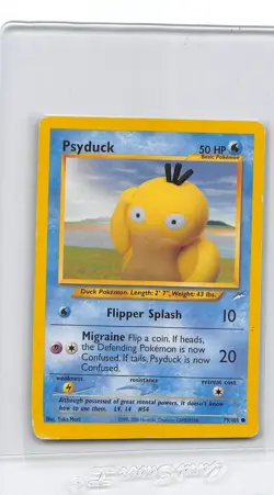 PSYDUCK 79/105 - COMMON - Neo Destiny - VINTAGE WOTC Pokemon Card - MP - Image 1