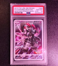 PSA 10 Pokemon Card Armored Mewtwo Promo 365/SM-P Japanese 2019 - Image 1
