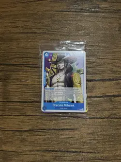 One Piece 2 Cards Dracule Mihawk P-081 Luffy Non-Foil Promo Sealed - Image 2