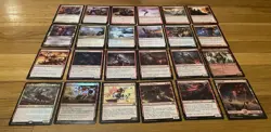 Red MTG Cards Lot Rare, Foil, Land, And More Magic The Gathering Cards! - Image 1