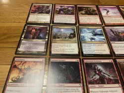Red MTG Cards Lot Rare, Foil, Land, And More Magic The Gathering Cards! - Image 4