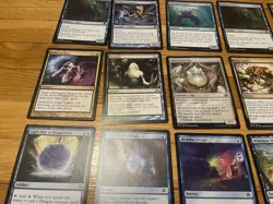 Blue MTG Cards Lot Rare, Foil, Land, And More Magic The Gathering Cards - Image 5