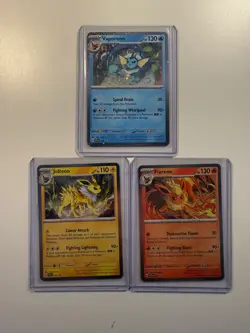 Prismatic Evolutions Poster Collection Cosmos Holo Promo Card Set - Image 1