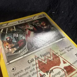 Team Magma's Zangoose 22/34 Double Crisis Regular Pokemon Card - Image 2