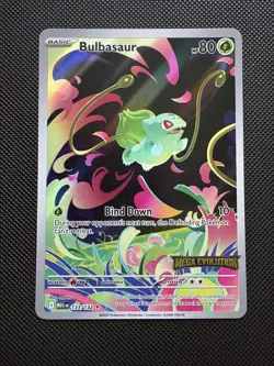 Bulbasaur 133/132 Mega Evolution Stamped Promo Pokemon Card - Image 1