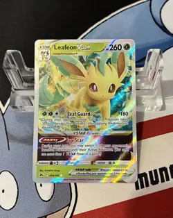 Leafeon Vstar 014/159 SWSH Crown Zenith Holo Ultra Rare Pokemon TCG Card NM - Image 1