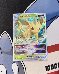 Leafeon Vstar 014/159 SWSH Crown Zenith Holo Ultra Rare Pokemon TCG Card NM - Image 2