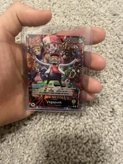 One Piece CCG Vegapunk Leader OP07-097 Standard Card 5000 Power - Image 1