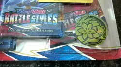 Pokemon TCG Sword & Shield Battle Styles Triple Booster Pack Jolteon Foil Coin 820650808227 - Image 4