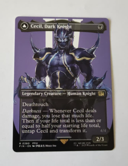 MtG Cecil, Dark Knight (FIN-0380) Rare Showcase English MINT - Image 1
