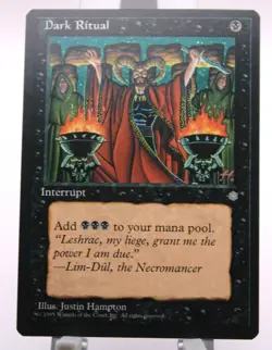 MTG Dark Ritual Ice Age Regular LP - Image 1