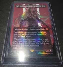 Sephiroth, Fabled SOLDIER Borderless FOIL (0382) Final Fantasy NM+ MTG - Image 1