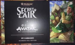 Secret Lair x Avatar My Cabbages! FOIL Sealed In-Hand Magic the Gathering MTG - Image 1