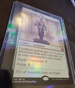 Commander's Plate Foil Mythic from Commander Legends Magic the Gathering MTG - Image 1