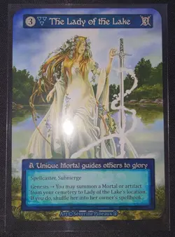 The Lady Of The Lake Unique Regular Sorcery Contested Realm Arthurian Legends NM - Image 1