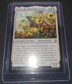 Beza, the Bounding Spring Bloomburrow NM+ Magic the Gathering MTG - Image 1