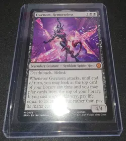 Gwenom Remorseless Mythic Regular Spider-Man Magic the Gathering MTG - Image 1