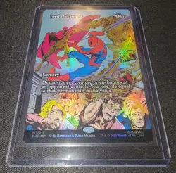 Feed the Swarm Foil Borderless Spider-Man Magic the Gathering MTG - Image 1