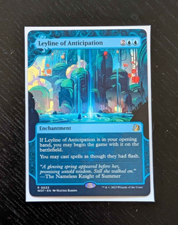 LEYLINE OF ANTICIPATION Rare Wilds of Eldraine Near Mint Magic: The Gathering - Image 1