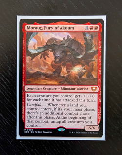MORAUG, FURY OF AKOUM Mythic Rare Commander: Edge of Eternities Near Mint MTG - Image 1
