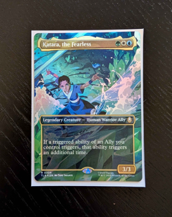 KATARA, THE FEARLESS Foil Borderless Rare Avatar: The Last Airbender Near Mint - Image 1