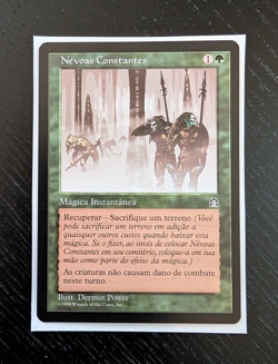 CONSTANT MISTS Portuguese Uncommon Stronghold Near Mint Magic: The Gathering - Image 1