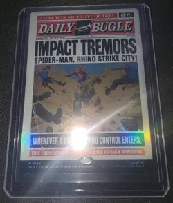 Impact Tremors FOIL Secret Lair Marvel's Spider-Man Magic the Gathering MTG - Image 1