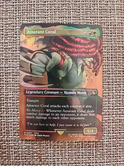 Amarant Coral (Borderless) Commander: Final Fantasy Foil Near Mint - Image 1