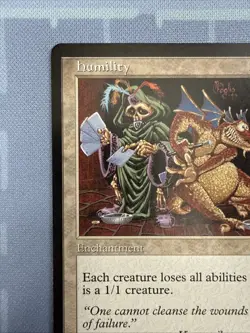Humility - Tempest - Magic The Gathering Vintage 1997 WOTC - Image 2