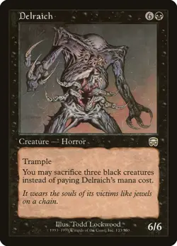 1x Delraich - LP - Mercadian Masques - SPARROW MAGIC mtg - Image 1