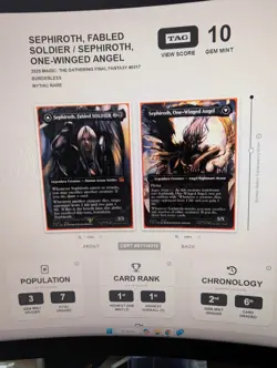 Sephiroth, Fabled Soldier X1 (Borderless) Tag 10 #1 - Image 3