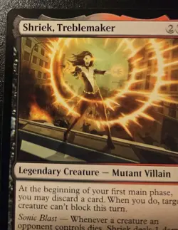 Shriek, Treblemaker 0144 Uncommon Spider-Man Magic: The Gathering - Image 2