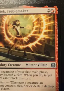 Shriek, Treblemaker 0144 Uncommon Spider-Man Magic: The Gathering - Image 3