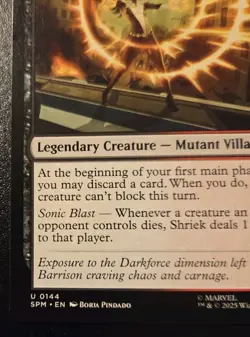 Shriek, Treblemaker 0144 Uncommon Spider-Man Magic: The Gathering - Image 4