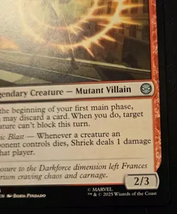 Shriek, Treblemaker 0144 Uncommon Spider-Man Magic: The Gathering - Image 5