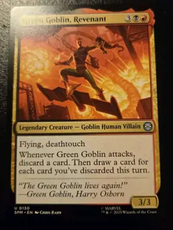 Green Goblin, Revenant 0130 Uncommon Spider-Man Magic: The Gathering - Image 1
