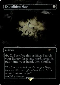 MTG Expedition Map (Rainbow Foil) Foil NM Secret Lair Drop Series Magic 7053 - Image 1