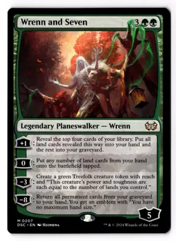 Wrenn and Seven 207 Commander: Duskmourn: House of Horror NM - Image 1