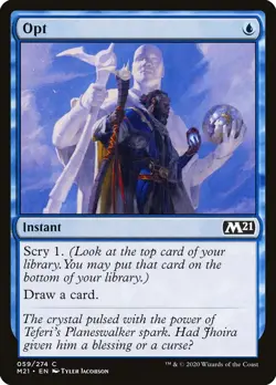 Opt #59 *Normal* (NM) - Core Set 2021 MTG - Image 1