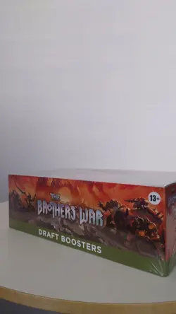 MTG Brothers War Draft Booster Box Sealed, English Edition - Image 2