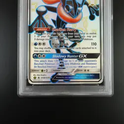 PSA 10 Greninja GX SV56/SV94 Pokemon Hidden Fates Full Art Holo Card - Image 3