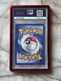 PSA Eric Stuart Signed Charizard 4/102 Base Set Holo Pokemon TCG With Guard - Image 2
