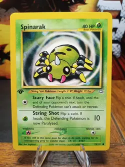 2000 Pokemon 1st Edition Neo Genesis Spinarak #75 VLP - Image 1