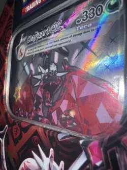 Pokemon Paldean Fates 4 Pack Tin Lot of 2 - Shiny Charizard EX & Iron Treads EX - Image 3