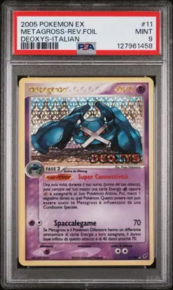 Pokemon Metagross Ex Deoxys Holo Stamped 11/107 Excellent Ita Pop 1 No Higher - Image 1